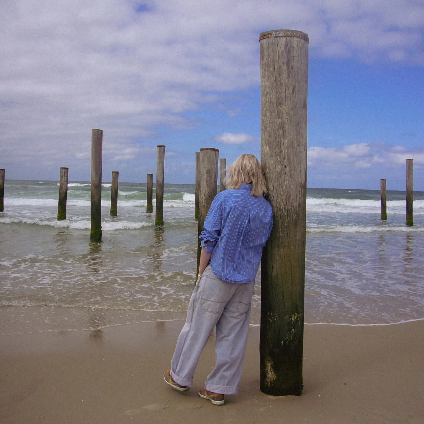 Beau Robijn tijdens een shoot op locatie